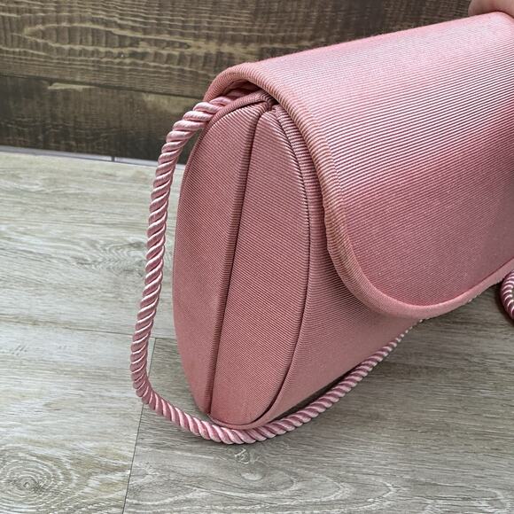 Vintage Whiting and Davis International Pink Purse Clutch - Picture 10 of 10